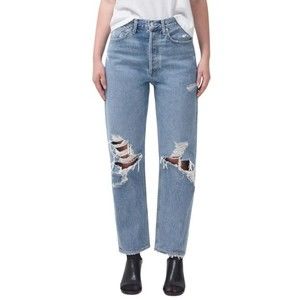 AGOLDE 90’S MID RISE LOOSE FIT JEANS IN FALL OUT 32